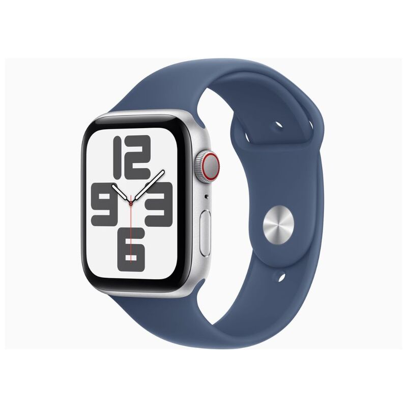 【ラッピング可】【即日発送】【安心！当社1ヶ月保証付き】【整備済品】Apple Watch SE 第2世代 GPS+Cellular 44mm MXGP3J/A シルバー/デニム S/M