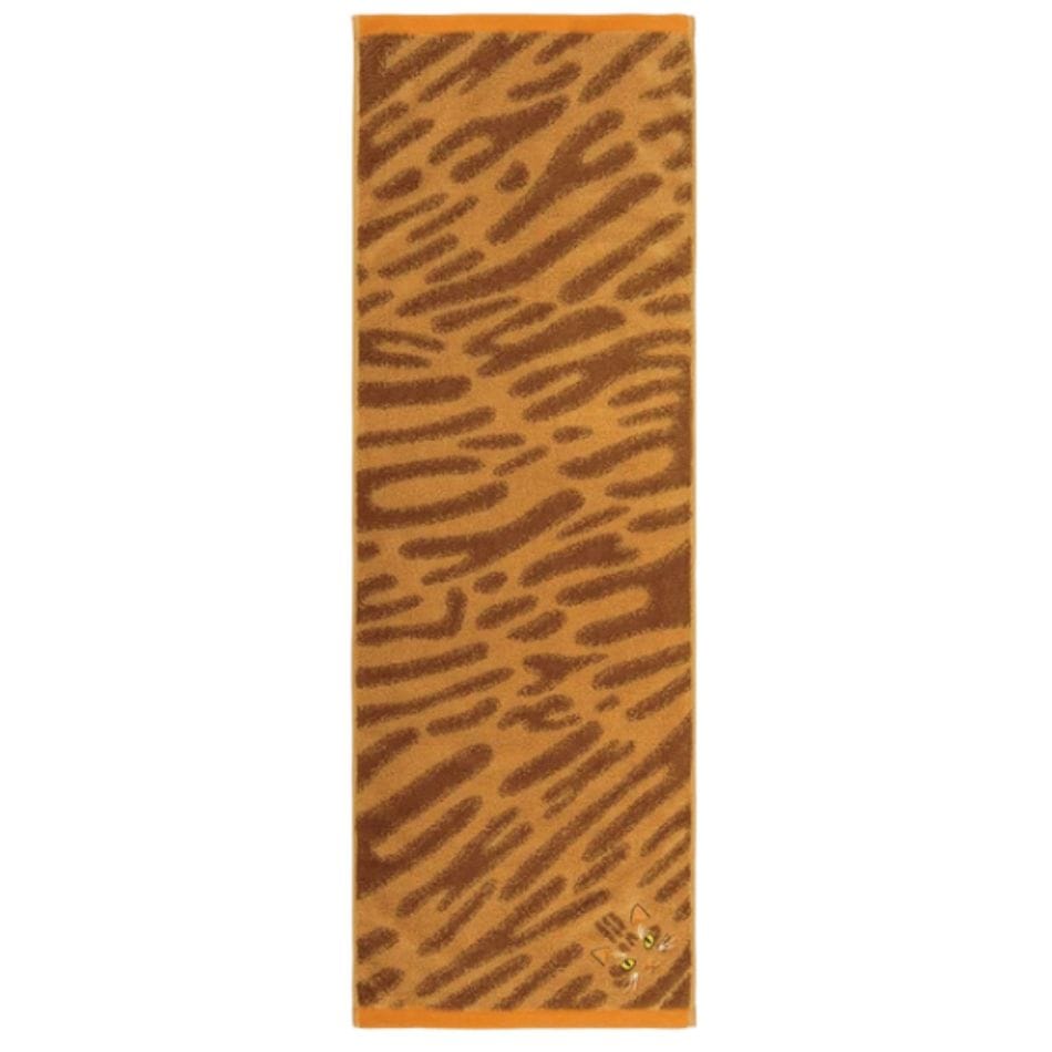 【ラッピング可】【即日発送】【新品】Uchinoko  mate 今治タオル 猫の毛並み ロングフェイスタオル にゃんこシリーズ UNJF-2201 茶トラ/レッドタビー