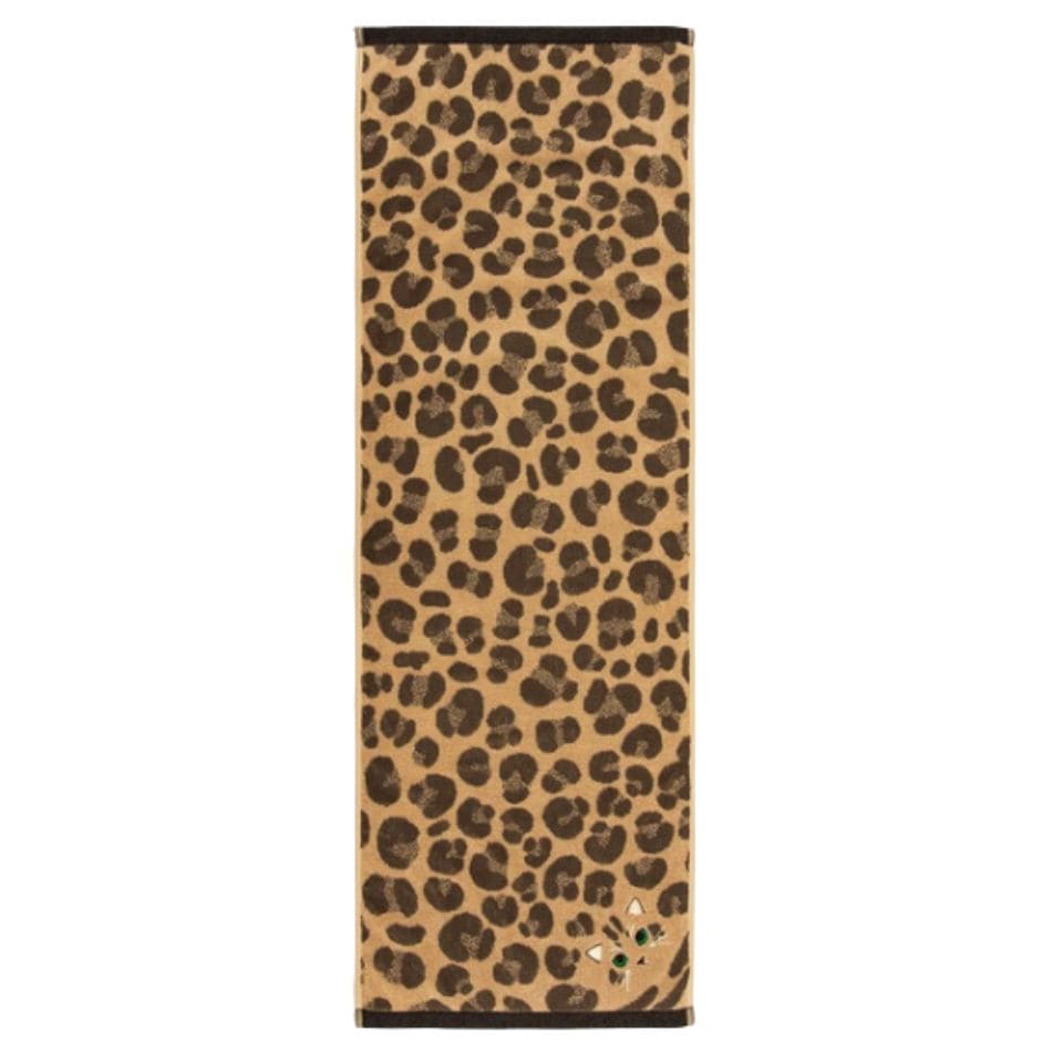 【ラッピング可】【即日発送】【新品】Uchinoko  mate 今治タオル 猫の毛並み ロングフェイスタオル にゃんこシリーズ UNJF-2206 ロゼット（ブラウン）