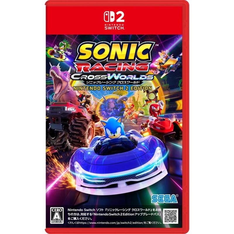 【ラッピング可】【メール便発送】【即日発送】【新品】任天堂 Nintendo Switch 2 ゲームソフト ソニックレーシング クロスワールド NXS-P-A8QFH