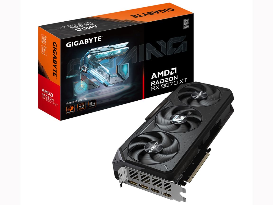 【ラッピング可】【即日発送】【新品】GIGABYTE ギガバイト Radeon RX9070XT グラフィックボード GV-R9070XTGAMING OC-16GD