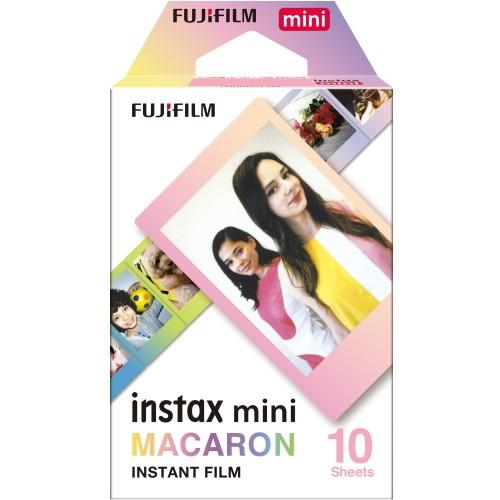 【メール便発送】【新品】FUJIFILM 富士フイルム チェキ用フィルム instax mini Film 絵柄入りフレームタイプ マカロン 10枚入り