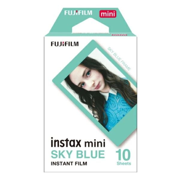 【メール便発送】【新品】FUJIFILM 富士フイルム チェキ専用フィルム instax mini Film SKY BLUE スカイブルー 10枚入