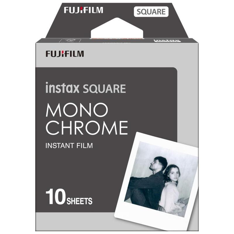 【新品】FUJIFILM 富士フイルム チェキ インスタントフィルム スクエアフィルム instax mini SQUARE Film MONO CHROME 10枚入り IMONOCHROMEWW1