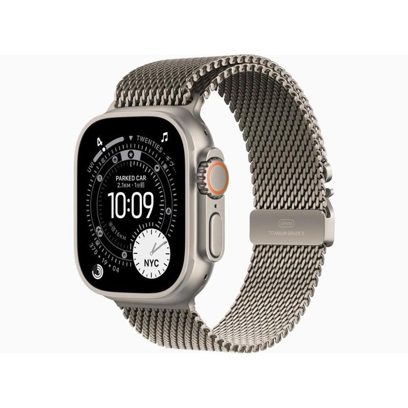 【ラッピング可】【即日発送】【新品】Apple アップル Watch Ultra 3 GPS+Cellularモデル 49mm MEWW4J/A ナチュラル・ナチュラルチタニウムミラネーゼループ S