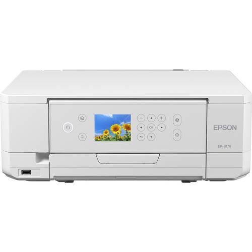 【即日発送】【新品】EPSON エプソン A4カラーインクジェット複合機プリンター カラリオ EP-817A ホワイト