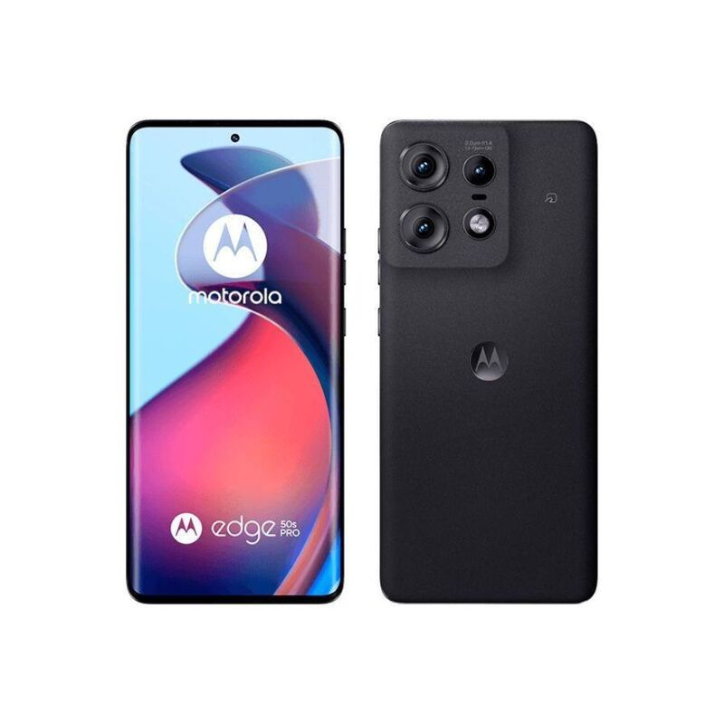 【ラッピング可】【即日発送】【新品 箱不良・シュリンク破れ品】Motorola モトローラ スマホ edge 50s pro softbank版 A402MO ブラック SIMロック解除品