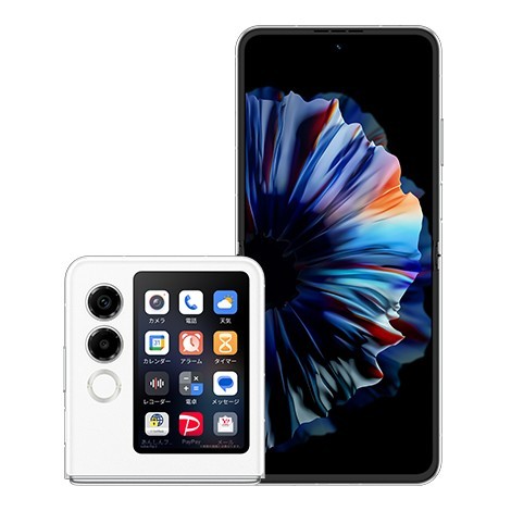 【ラッピング可】【即日発送】【新品】ZTE スマホ Nubia Flip 2 A404ZT Y!mobile版 ホワイト SIMロック解除品
