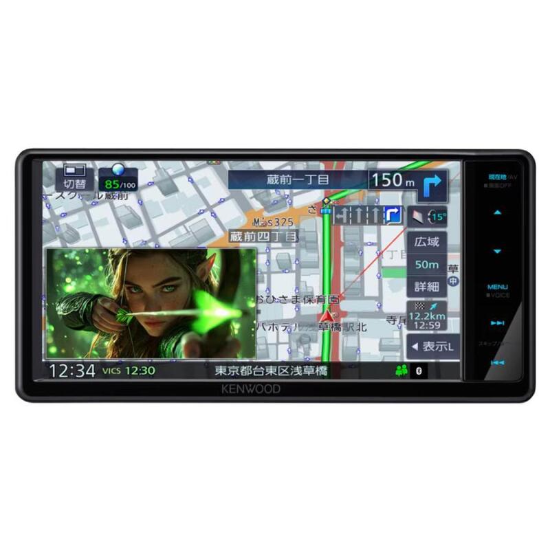 【ラッピング可】【即日発送】【新品 箱不良・シュリンク破れ品】KENWOOD ケンウッド カーナビ 彩速ナビ MDV-L613W