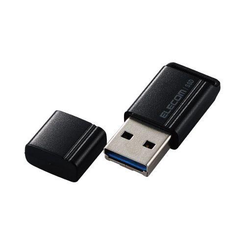 【ラッピング可】【即日発送】【新品】ELECOM エレコム 外付けSSD 500GB ESD-EXS0500GBK ブラック 