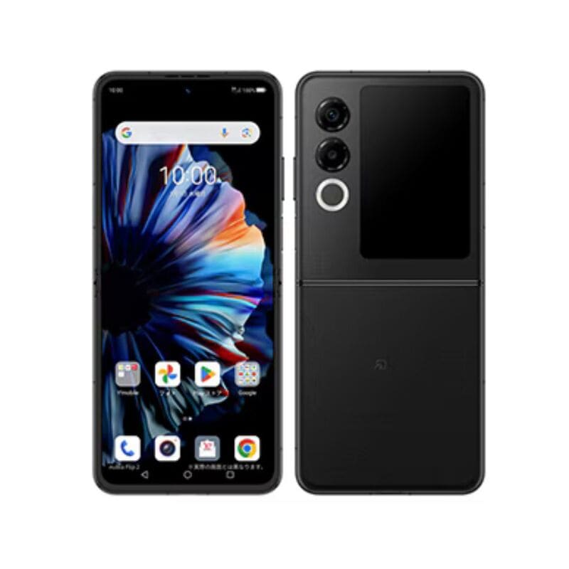 新品】Nubia ヌビア スマホ ZTE Flip 2 Ymobile版 A404ZT ブラック SIM