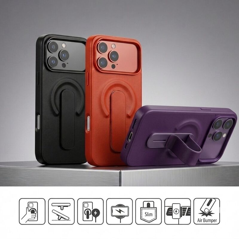 magsafe対応 iPhone 17 17Pro 17ProMax Air 17e 16e 16 16Pro 16ProMAX Macgrip Case スマホケース スマホスタンド ホルダー 片手操作 落下防止 BRADPARK