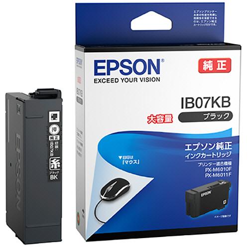 【ラッピング可】【即日発送】【新品】EPSON エプソン 純正プリンターインク マウス IB07KB ブラック 大容量