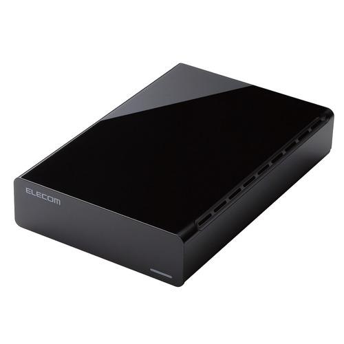 【ラッピング可】【即日発送】【新品】ELECOM エレコム 外付けHDD ELD-HTV080UBK ブラック
