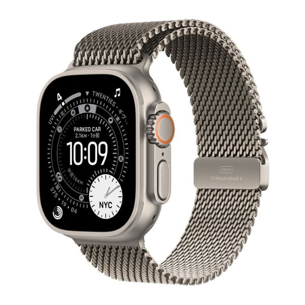 【ラッピング可】【即日発送】【新品】Apple Watch Ultra 3 GPS+Cellularモデル 49mm MF1V4J/A チタニウムミラネーゼループ M