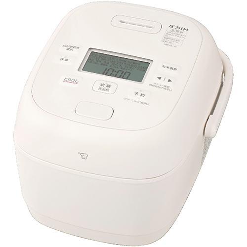 【即日発送】【新品】ZOJIRUSHI 象印 圧力IH炊飯器 5.5合 鉄器コート黒まる厚釜 豪熱大火力 NW-BC10-WA ホワイト