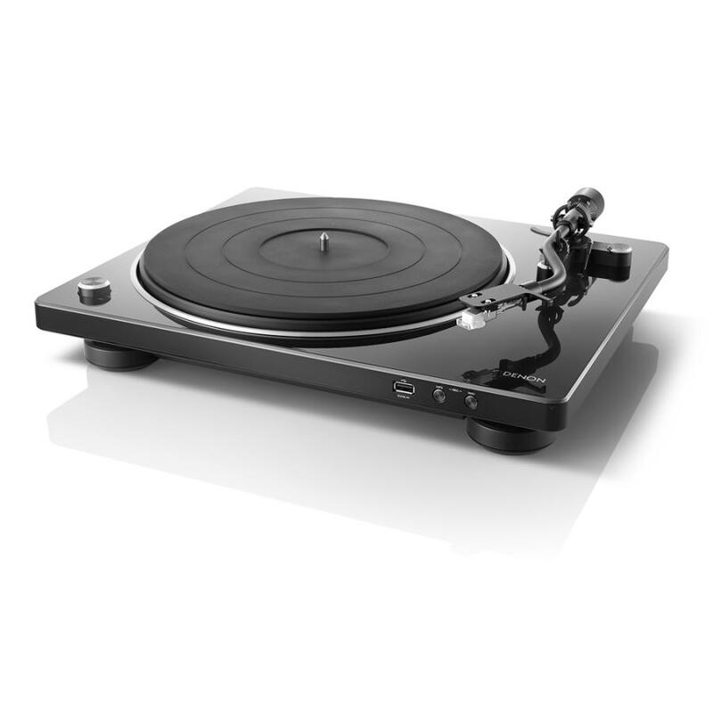 【新品 箱不良・シュリンク破れ品】DENON デノン レコードプレーヤー DP-450USBBKEM ブラック