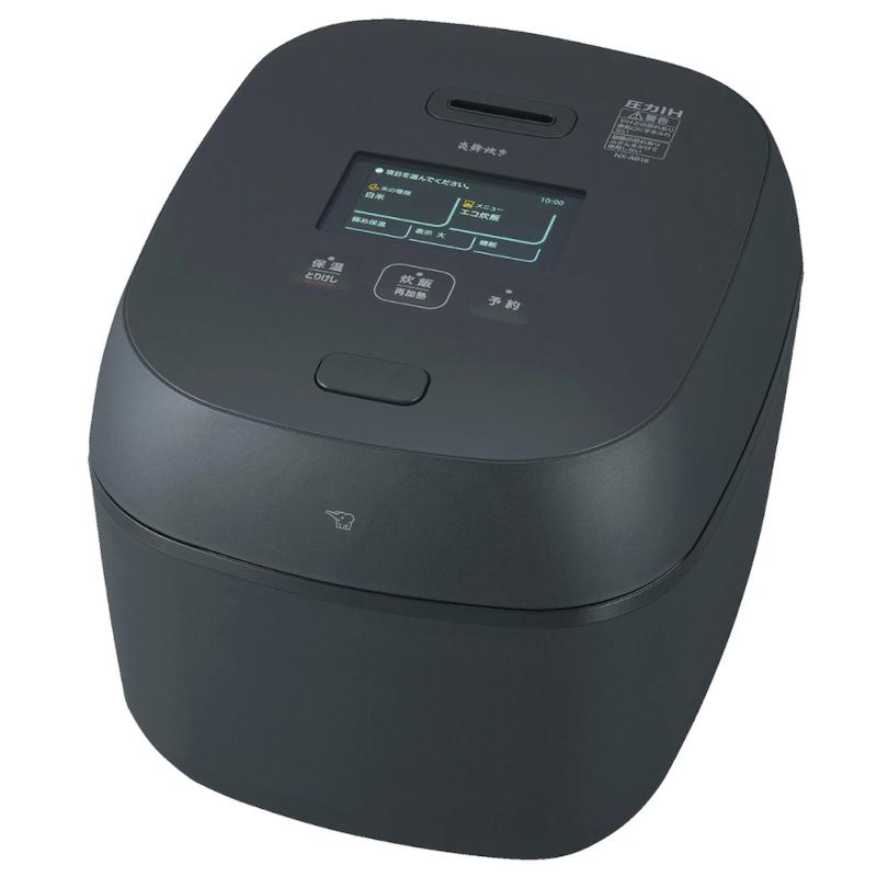【即日発送】【新品】 箱不良・シュリンク破れ品】ZOJIRUSHI 象印マホービン 圧力IH炊飯器 1升 炎舞炊き 3DローテーションIH鉄 -くろがね仕込み- 豪炎かまど釜 NX-AB18-BZ 黒