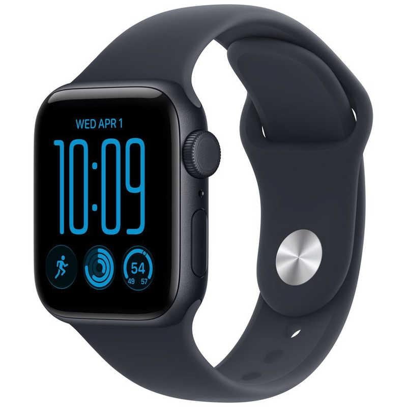 【ラッピング可】【即日発送】【新品】Apple アップル Watch SE 3 GPSモデル 40mm MJKY4J/A ミッドナイトアルミニウムケースとネイビーブルースポーツバンド S/M