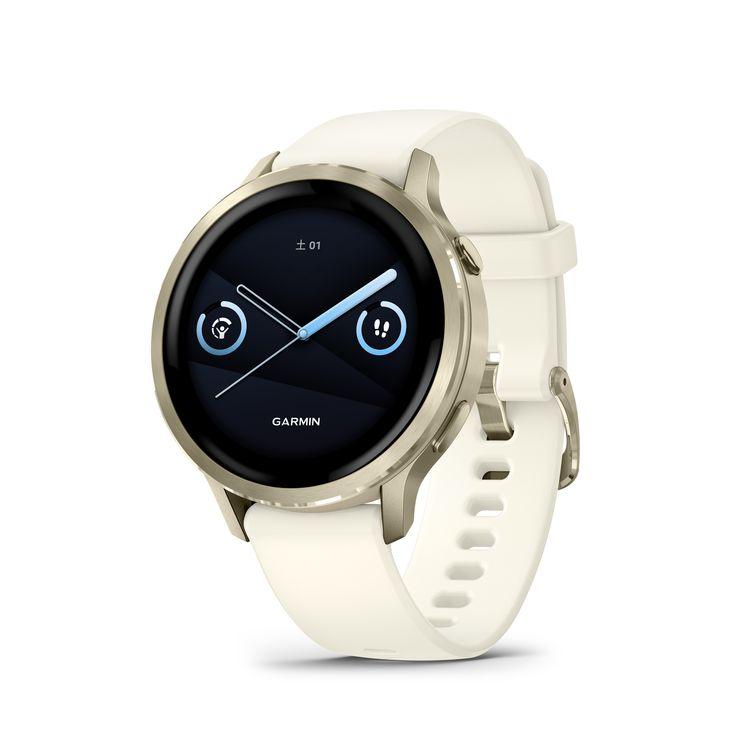 【ラッピング可】【即日発送】【新品】GARMIN ガーミン スマートウォッチ Venu 4 41mm 010-03013-30 Lunar Gold/Bone