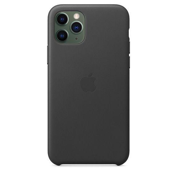 APPLE iPhone 11 Pro Max MX0E2ZM/A レザーケース ブラック