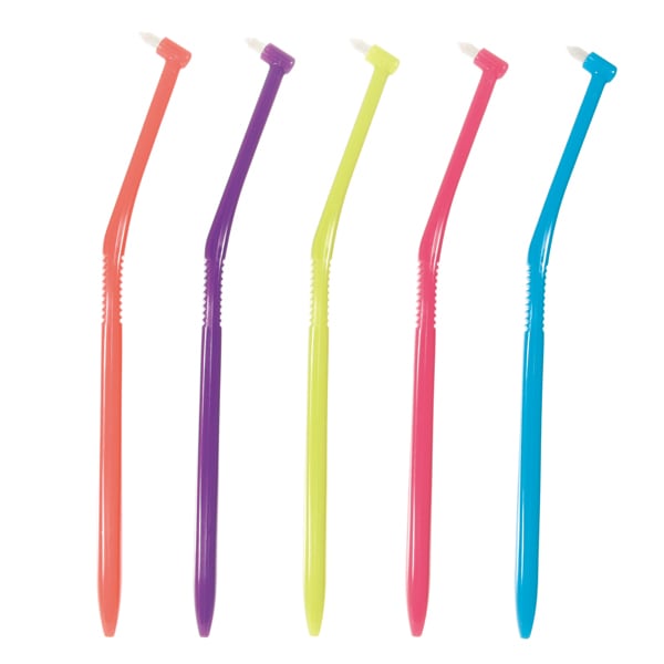 送料無料】ラピス ワンタフトブラシ ビビット Sやわらかめ 50本入(5色