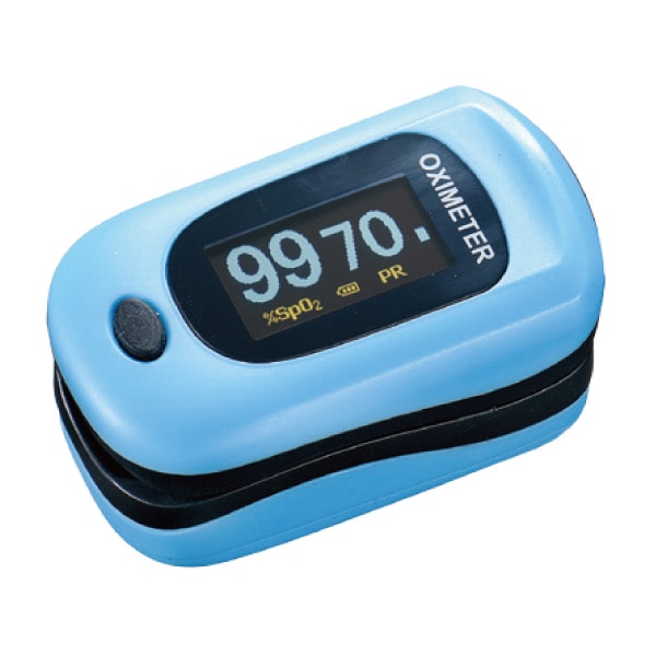 送料無料】酸素飽和度計測器 パルスフロー ライトブルー 1個 パルス