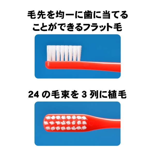 メール便で送料無料】オーラルケア タフト24 歯ブラシ 25本