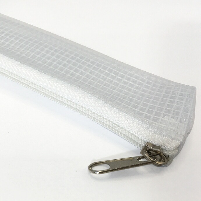 歯ブラシポーチ(ファスナー付) / ホワイト / ワッフル柄 / 1個