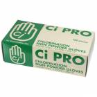 Ci PRO クロリネーション ノンパウダーグローブ (W塩素処理) Sサイズ 1箱(約100枚) ラテックスグローブ CiPROグローブ 表面スムースタイプ
