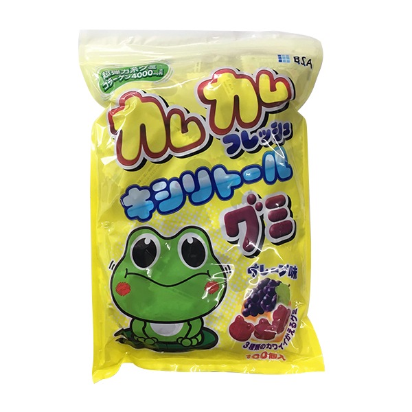 カムカム フレッシュキシリトールグミ グレープ味 1袋（お徳用