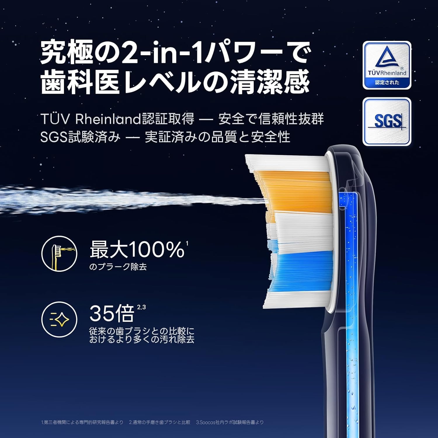 電動歯ブラシ SOOCAS NEOS II （ソーカスネオス2 )本体セット（ホワイト）