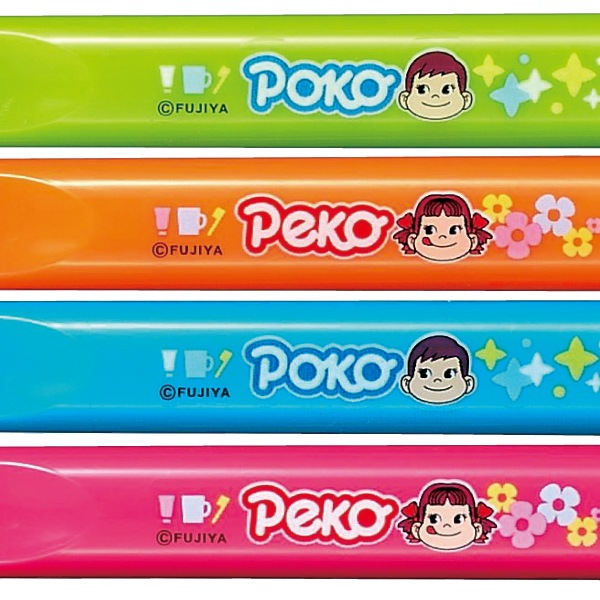 Ci 702 ラウンド毛 Mふつう ペコちゃん＆ポコちゃん柄 48本入り【Ci