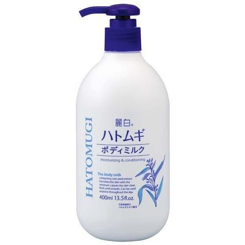 麗白 ハトムギ ボディミルク 400ml 熊野油脂 スキンケア からだ用