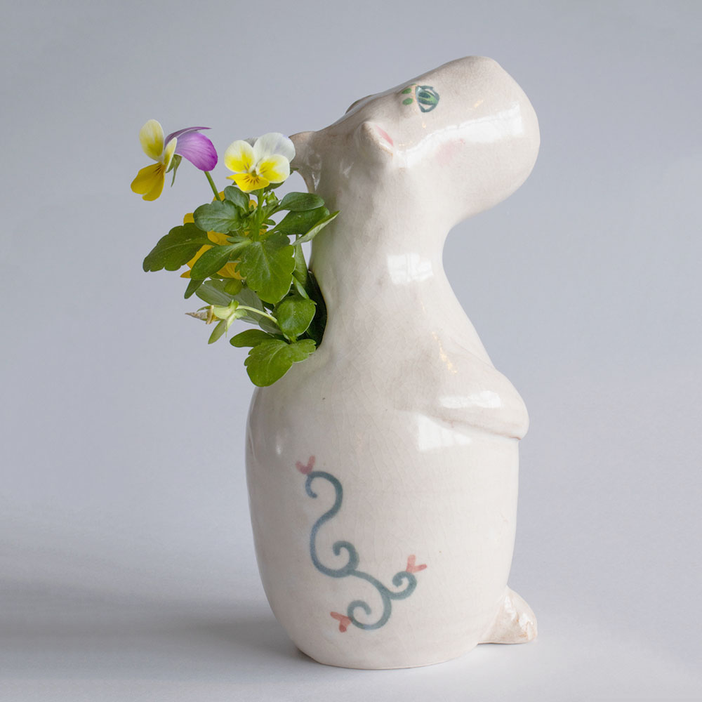 カピバラ花入れ 風来房 | 工芸品,萩焼 | 日本各地の工芸品を販売 日本