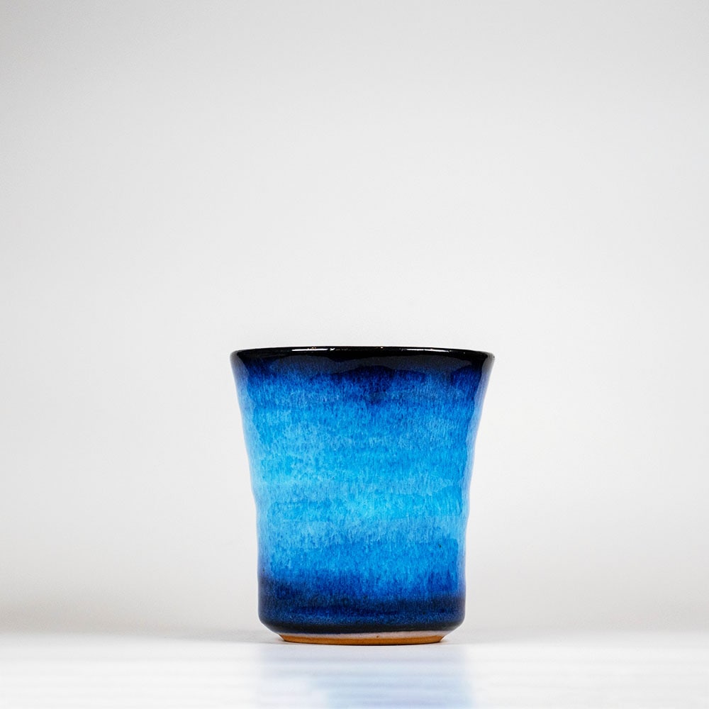 フリーカップL 青 | 工芸品,萩焼 | 日本各地の工芸品を販売 日本伝統市