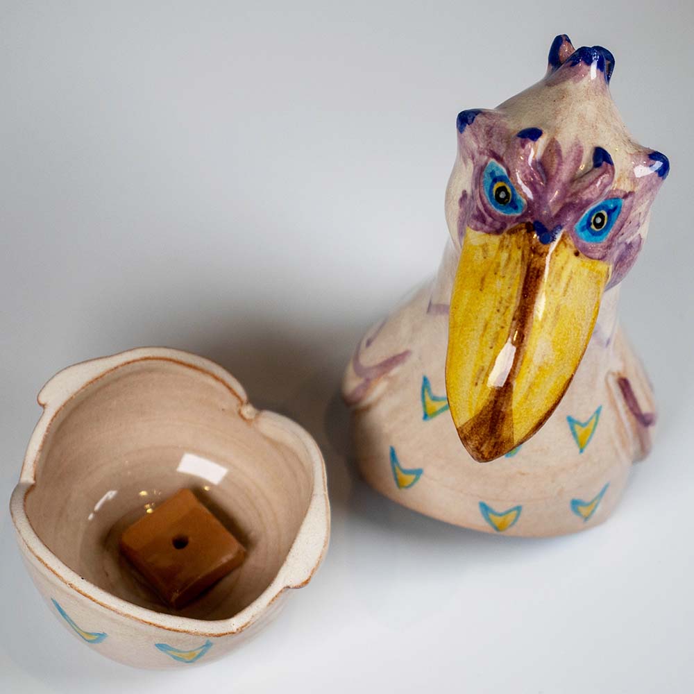 ハシビロコウ香炉 | 工芸品,萩焼 | 日本各地の工芸品を販売 日本伝統市