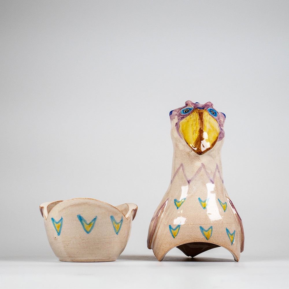 【2512】115.ハシビロコウ花器…備前焼 ハシビロコウ香炉 | 工芸品,萩焼 | 日本各地の工芸品を販売 日本伝統市