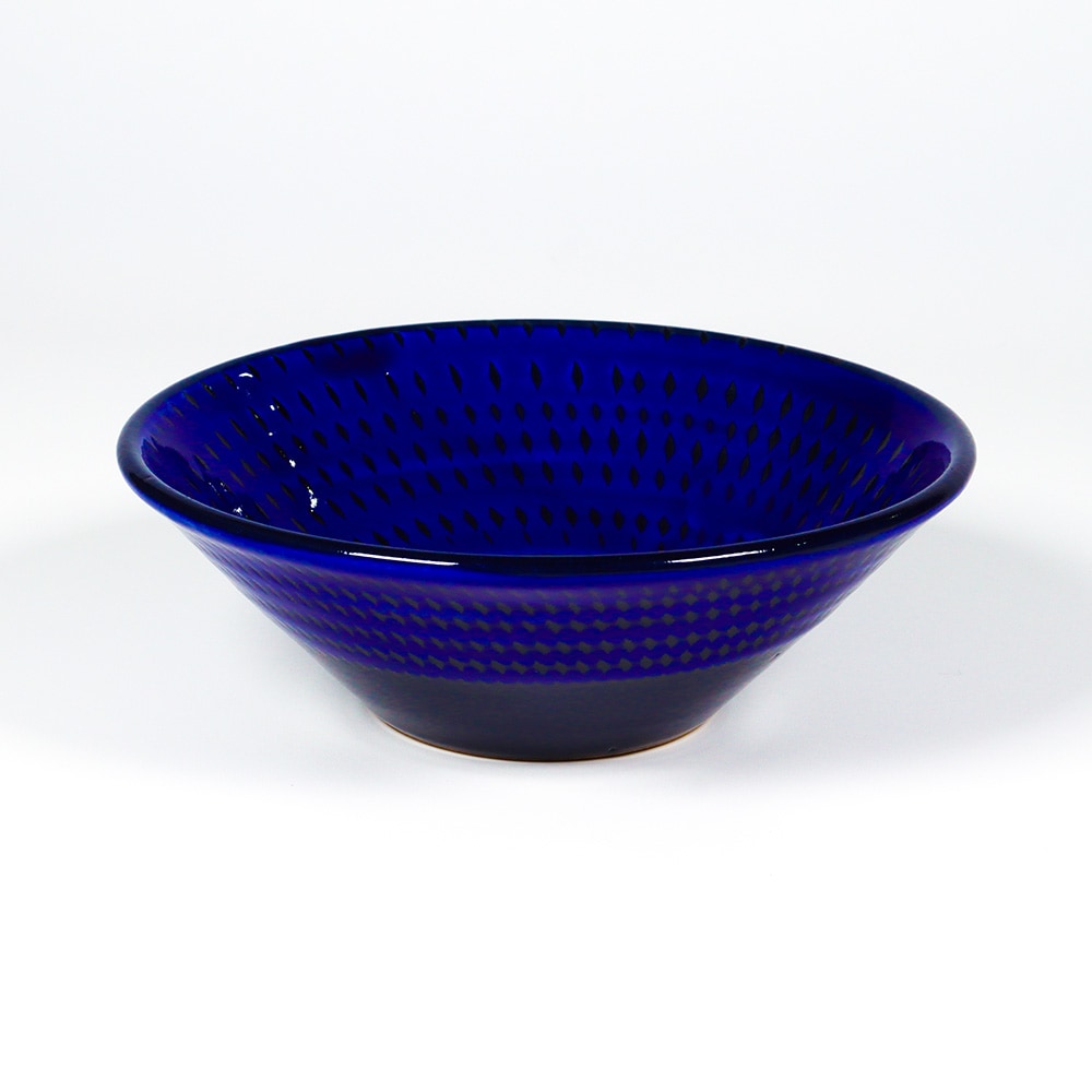 瑠璃釉飛鉋鉢 | 工芸品,小石原焼 | 日本各地の工芸品を販売 日本伝統市