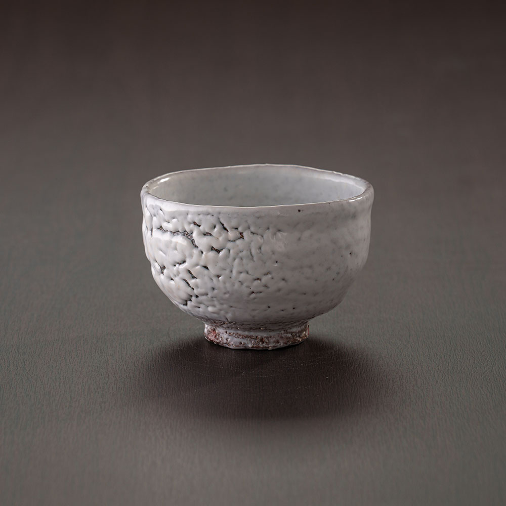 茶道具　白萩　窯変楽形茶碗 茶道具 白萩 窯変楽形茶碗 茶道具 白萩 窯変楽形茶碗 Japan Pottery