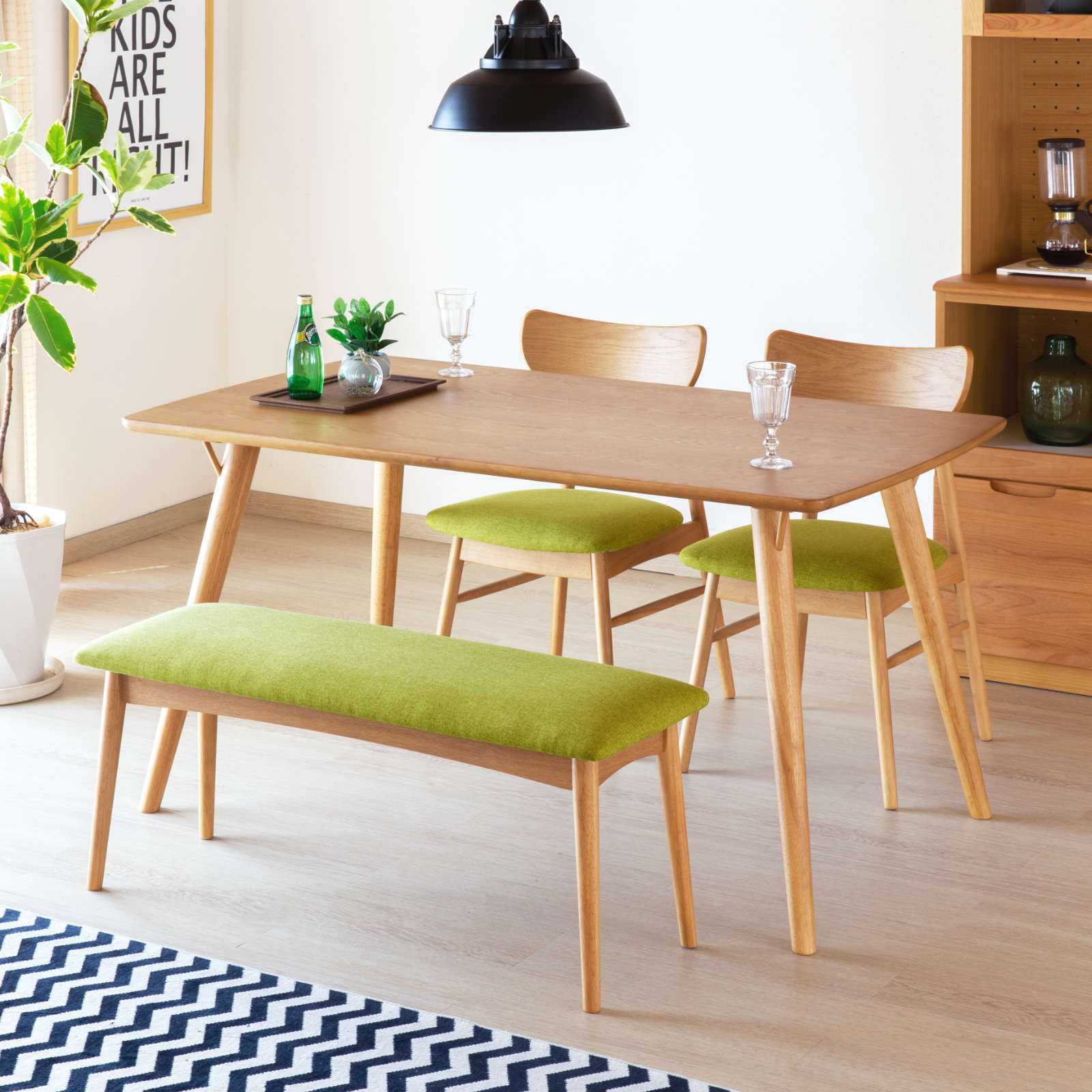 クローン ダイニングテーブル 140 (ライトブラウン)