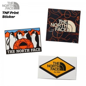 ノースフェイス THE NORTH FACE○新作○TNF PRINT STICKER ステッカー シール【メール便可】