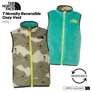 ノースフェイス THE NORTH FACE ノベルティリバーシブルコージーベスト（100cm 110cm 120cm）NYJ82349【メール便不可】アウター フリース ベスト 2023秋冬|THE