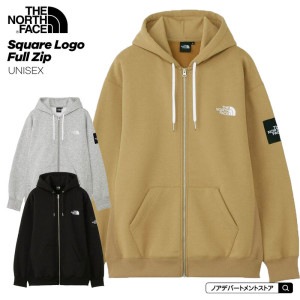 ノースフェイス THE NORTH FACE メンズ スクエアフルジップパーカー（S M L XL）裏起毛 ユニセックス メンズ レディース パーカー 羽織り【メール便不可】NT62349|THE N