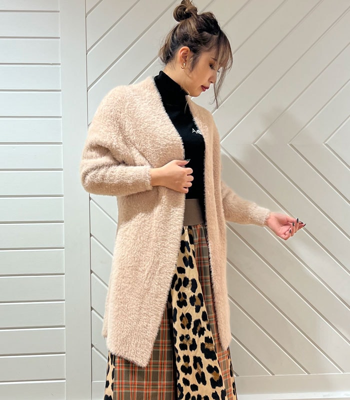 【SALE】【Desert Rose】シャギーニットカーディガン●TKT-64