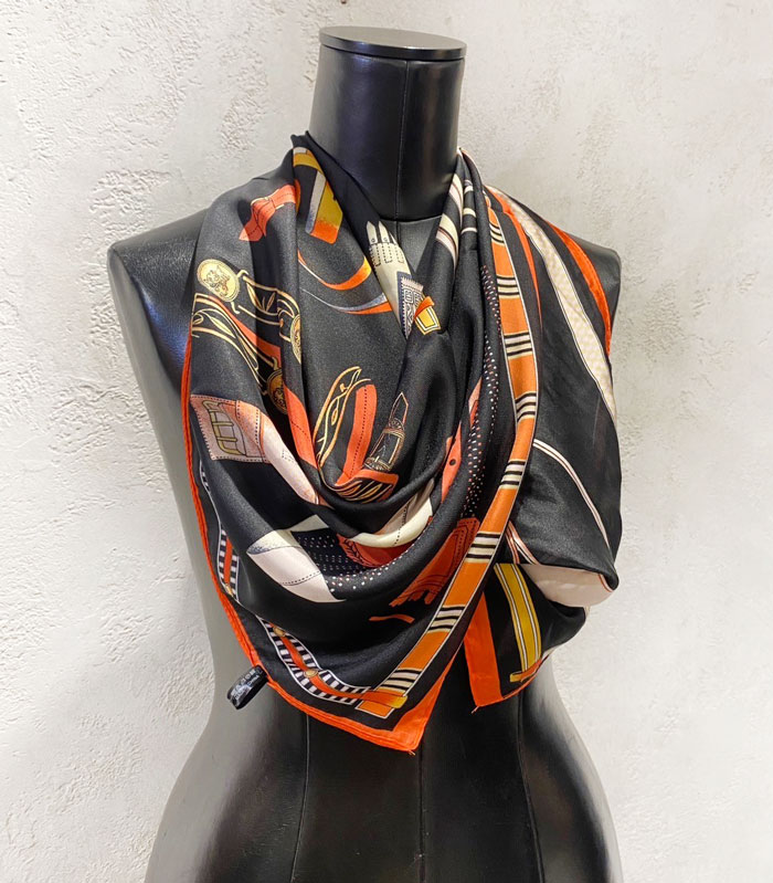 【DESERT ROSE】マルチプリントスカーフ67★KORBSC-1