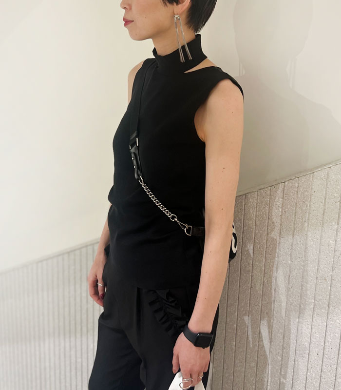 【SALE】【Desert Rose】ハイネックスリットプルオーバーニット▼☆PRKT-42160