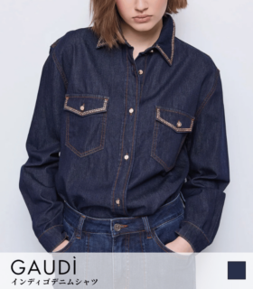 【GAUDI】インディゴデニムシャツ★IT521BD46004