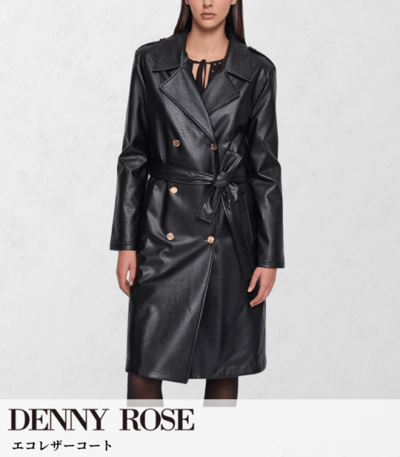 【DENNY ROSE】エコレザーコート★IT521DD38004