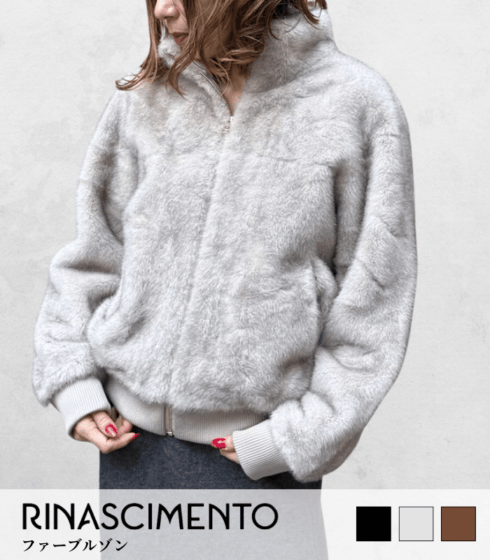 【SALE】【Rinascimento】ファーブルゾン▼☆ITRIN122226